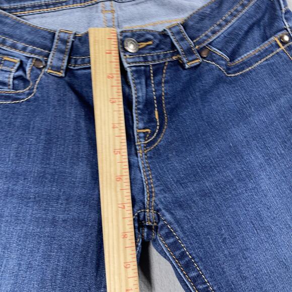 Miss Me Jeans Womens 27 Mid Rise Skinny Stretch Denim Rinse Wash Casual Pants - Picture 5 of 11